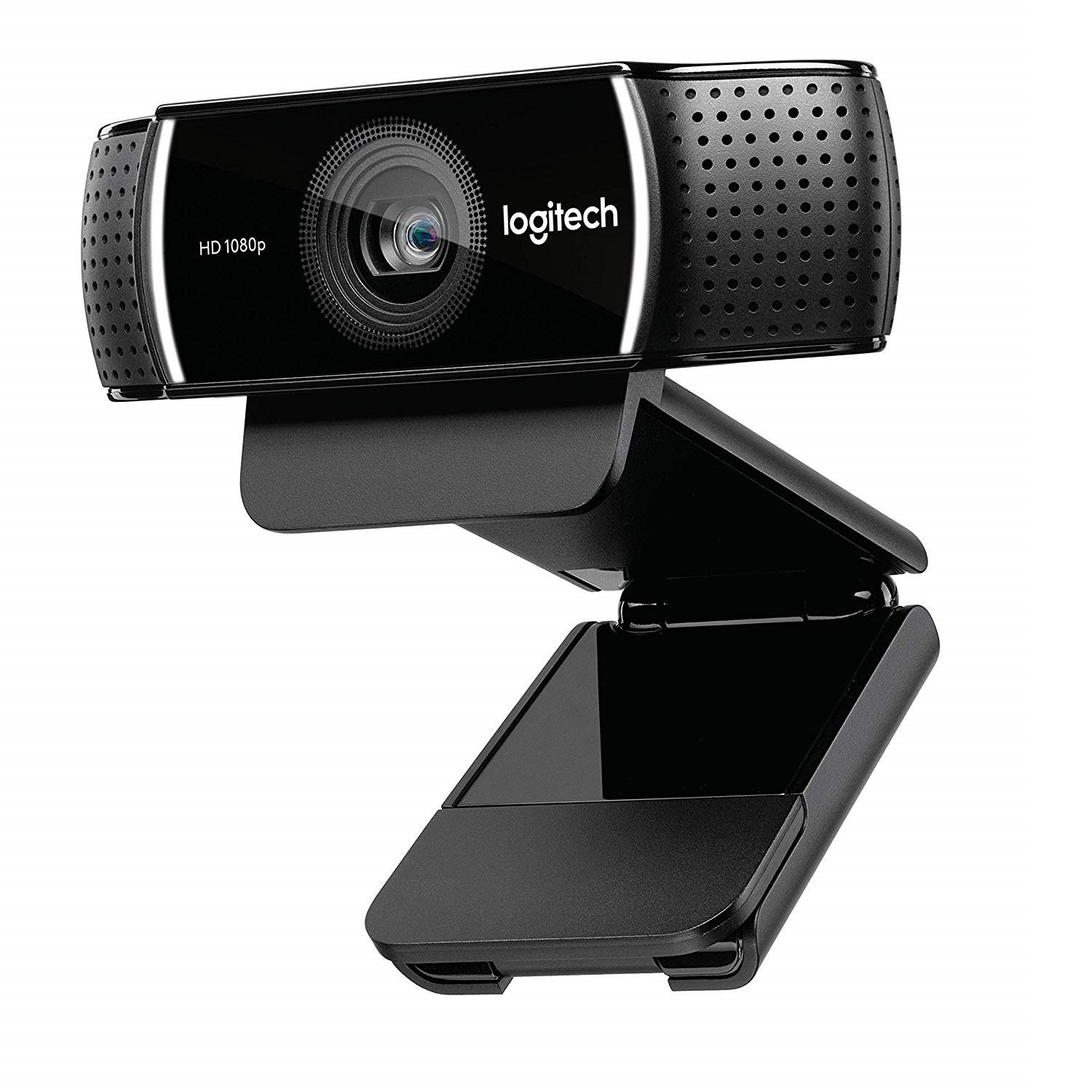 81JMpcO9yIL._SL1500_ Logitech C922 Pro Full HD Webcam 1080p / 30fps With Built-in 2 Microphone - Black - Image 1