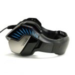 ONIKUMA K5 Pro Surround Gaming Headset,Noise Cancelling mic For PC/ PS4 / Mobile - Blue - الصورة 2