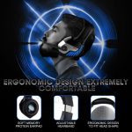 ONIKUMA K5 Pro Surround Gaming Headset,Noise Cancelling mic For PC/ PS4 / Mobile - Blue - الصورة 4