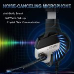ONIKUMA K5 Pro Surround Gaming Headset,Noise Cancelling mic For PC/ PS4 / Mobile - Blue - الصورة 3