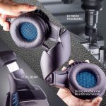 ONIKUMA K5 Pro Surround Gaming Headset,Noise Cancelling mic For PC/ PS4 / Mobile - Blue - الصورة 6