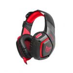 Onikuma K1-B Red LED Gaming Headset for PC / PS4 / Xbox - Black/Red - الصورة 2