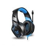 Onikuma K1-B Blue LED Gaming Headset - Black/Blue - الصورة 2