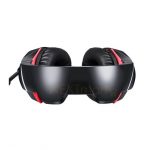 Onikuma K1-B Red LED Gaming Headset for PC / PS4 / Xbox - Black/Red - الصورة 4