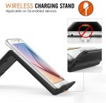 Moko A6 Wireless Charger - 3 Coils Charging Pad Stand For IPhone/Samsung /All Qi-Devices, Black - الصورة 5
