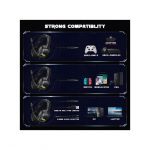 Onikuma K20 RGB Gaming Over-Ear Wired Headphone For PC - BLack - الصورة 5