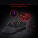Redragon K585 DITI RGB One-Handed Mechanical Gaming Keyboard - Blue Switches - 42 Keys -7 Onboard Macro Keys - Detachable Wrist Rest - الصورة 5