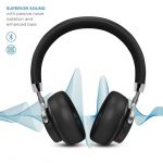 ⁦Hamaan H-50 Premium Stereo Bluetooth & AUX  Headset With Mic - Black⁩ - الصورة ⁦7⁩