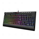 KB487L USB RGB Full Gaming Keyboard Multimedia Function -Membrane - Black