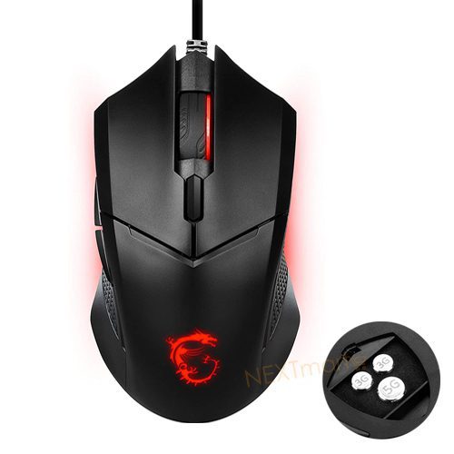 MSI_Clutch_GM08 (1) MSI Clutch GM08 Lighted Optical Gaming Mouse - Up To 4200 DPI - 6 Buttons - الصورة 1