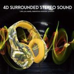 K1B-PRO Gaming Headset With Noise Canceling Mic For PC/Mobile PS4 -Camouflage Yellow - الصورة 3
