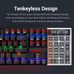 Redragon K552 Rainbow Mechanical Gaming Keyboard - Blue Switch | Black - الصورة 6