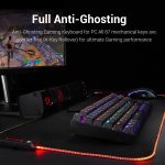 Redragon K552 Rainbow Mechanical Gaming Keyboard - Blue Switch | Black - الصورة 4