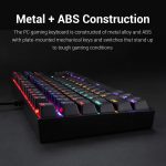 Redragon K552 Rainbow Mechanical Gaming Keyboard - Blue Switch | Black - الصورة 3
