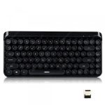 Remax K101 Retro Typewriter Wireless Keyboard For Laptop ,TV-Box - Black