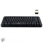 Remax K101 Retro Typewriter Wireless Keyboard For Laptop ,TV-Box - Black - الصورة 2