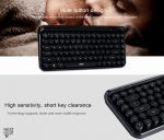 Remax K101 Retro Typewriter Wireless Keyboard For Laptop ,TV-Box - Black - الصورة 4