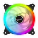 FANTECH FC-124 Dual-Side 12CM Illuminated RGB LED Turbine Computer Fan Case