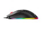 Havit MS1023 RGB Lightweight Honeycomb Shell Gaming Mouse - 6400 DPI - الصورة 5