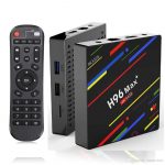 Android H96 MAX+ TV Box - 4GB/64GB - Quad Core - 4K Ultra HD -WIFI/LAN/BT/HDMI/Card Slot