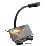 Standard GM-MU03 USB RGB Desktop Microphone Streaming -Mobile Holder - 2m Cable For PC /Laptop - الصورة 2