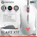 ⁦FANTECH BLAKE X17 Gaming Mouse | 10,000 DPI Optical Sensor Pixart 3325 | 7 Programmable Buttons | 20 Million Clicks Life Time | Macro Support - White⁩ - الصورة ⁦7⁩