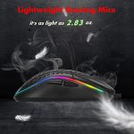 Marvo M518 RGB Honeycomb Gaming Mouse - 4,800DPI - 8 Programmable Buttons - 80G LIGHTWEIGHT - الصورة 7
