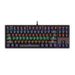 Redragon DAKSA K576R Rainbow TKL Gaming Mechanical Keyboard – Blue Switch – 87 keys – Black - Image 2
