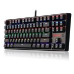 Redragon DAKSA K576R Rainbow TKL Gaming Mechanical Keyboard – Blue Switch – 87 keys – Black - Image 3