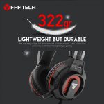 FANTECH HG17s Stereo RGB Gaming Headset With Noise Canceling Mic For Mobile /PC / PS4 /Xbox - Black - الصورة 3