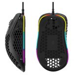 AULA F810 Honeycomb RGB USB Backlit Gaming Mouse - 7 Button Macro Programming -6400DPI - الصورة 2