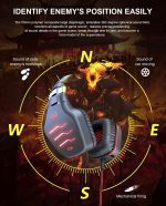 OV-P50 Stereo 50mm Gaming Headset With Mic For Mobile , PS4 , PC | Black - الصورة 6
