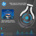 HP H360G USB 7.1 Surround Gaming Headset - 50mm Drivers - Noise Canceling Mic- Blue LED - الصورة 3