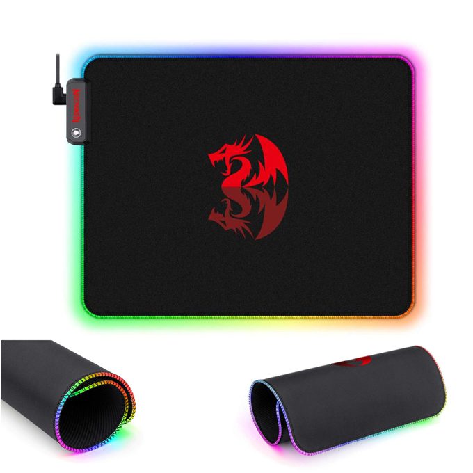 Redragon_P026 (1) Redragon P026 RGB Soft Gaming Mouse Pad - Non-Slip Rubber Base - الصورة 1