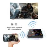 Android H96 MAX+ TV Box - 4GB/64GB - Quad Core - 4K Ultra HD -WIFI/LAN/BT/HDMI/Card Slot - الصورة 4