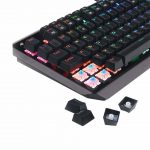 Redragon K555 Programmable RGB Full Mechanical Gaming Keyboard -Macro Keys Wrist Rest Blue Switch - الصورة 3