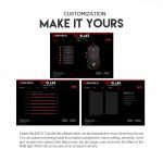 ⁦FANTECH BLAKE X17 Gaming Mouse | 10,000 DPI Optical Sensor Pixart 3325 | 7 Programmable Buttons | 20 Million Clicks Life Time | Macro Support - White⁩ - الصورة ⁦8⁩