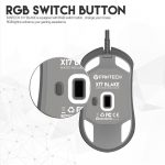 ⁦FANTECH BLAKE X17 Gaming Mouse | 10,000 DPI Optical Sensor Pixart 3325 | 7 Programmable Buttons | 20 Million Clicks Life Time | Macro Support - White⁩ - الصورة ⁦6⁩