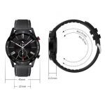 DTNO.1 DT95 Smartwatch Bluetooth Call 1.3 Inch Full Touch Round Screen Heart Rate Sports Watch For Android & IOS - Black - Image 7