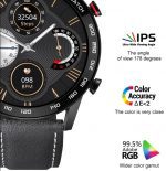 DTNO.1 DT95 Smartwatch Bluetooth Call 1.3 Inch Full Touch Round Screen Heart Rate Sports Watch For Android & IOS - Black - Image 4