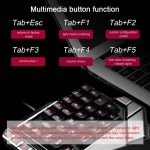 Aula K2 USB One-Hand RGB Gaming Keyboard -38 Membrane Key- Black - الصورة 4
