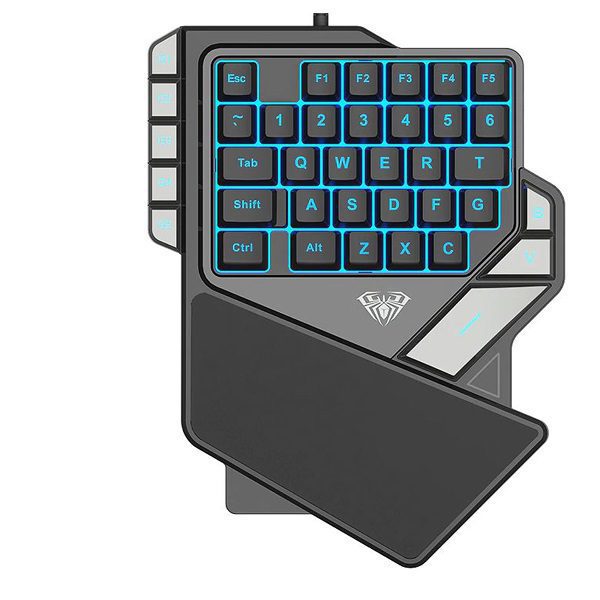 AULA K2 One Hand Wired Gaming Keyboard 16