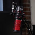 HyperX QuadCast Gaming Microphone with anti vibration shock mount - Red Led For Gamers Streamers ,Discord - الصورة 5