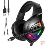 Onikuma K1-B RGB LED Gaming Headset - Black