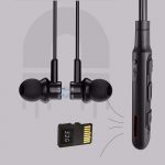 Proda BN200 KAMEN HiFi Bluetooth V5.0 Neckband Sports Wireless Earphone - SD Card support - Image 3