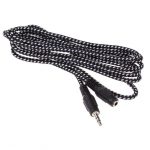 Dexp Audio Extended Cable 3.5mm Jack (M) To 3.5mm Jack (F) - 2m Shielded Cable