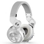 Bluedio T2 Plus Foldable Hi-Fi Stereo Bluetooth / AUX Headphones Over Ear, BT5.0 ,46 Hours Wireless Headset with Mic - White - الصورة 3