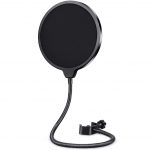 Microphone POP-UP Filter Wind Screen for Studio Mic Mask Shield