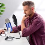 Microphone POP-UP Filter Wind Screen for Studio Mic Mask Shield - Image 2