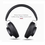 Bluedio TM Hi-Fi Stereo Bluetooth / AUX Headphones Over Ear, BT5.0 , 30 Hours Wireless Headset with Mic - Black - Image 3